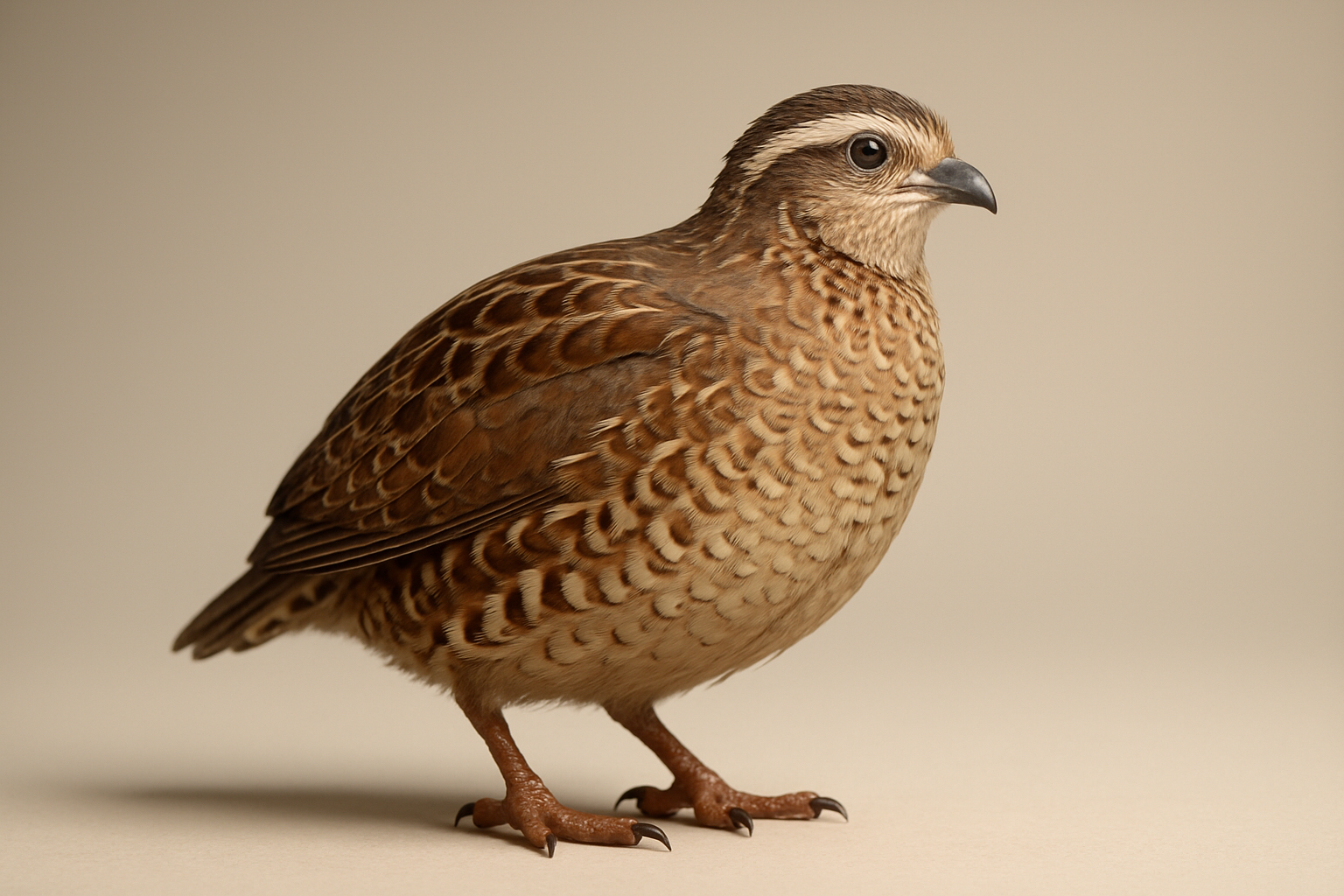 create a 3d image model of a quail